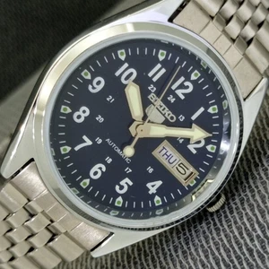 COLLECTIBLE SEIKO 5 AUTOMATIC JAPAN 6309A MENS VINTAGE BLUE DIAL WATCH a2035-S - Picture 1 of 10