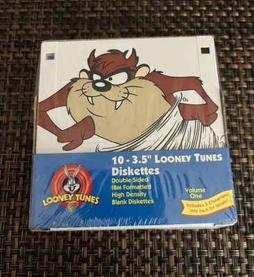 "Disquetes Looney Tunes 10-3,5"" volumen uno, 5 diseños de personajes". Precintado. Foto 1 de 3