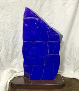 Lapislazuli AAA+ Stein, poliert, Freiform, großer Trommelstein | 18 kg - Picture 1 of 11