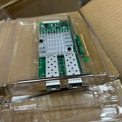 Dell XYT17 0XYT17 X520-DA2 82599ES Dual Port 10GB SFP+ Ethernet Server Adapter - Image 1 of 3