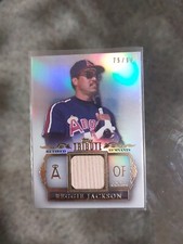 2013 Topps Tribute Retired Remnants Relics Blue #RJ Reggie Jackson /99