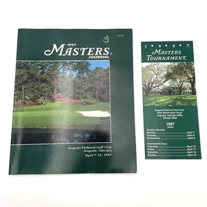 1997 MASTERS Tournament Journal Tiger Woods Wins Augusta + Brochure - Picture 1 of 10