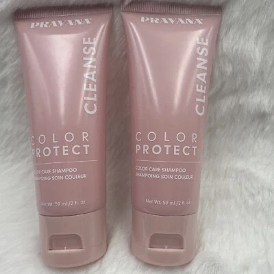 2 Pc - PRAVANA Color PROTECT Color CARE Shampoo  2 fl.oz Each - Travel Size NEW - Image 1 of 3