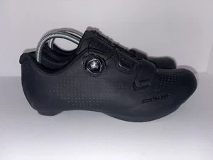 Neuwertige Trek Bontrager Cortado Damen Fahrradschuhe US 10 schwarz Fahrrad neu ohne Karton - Bild 1 von 12