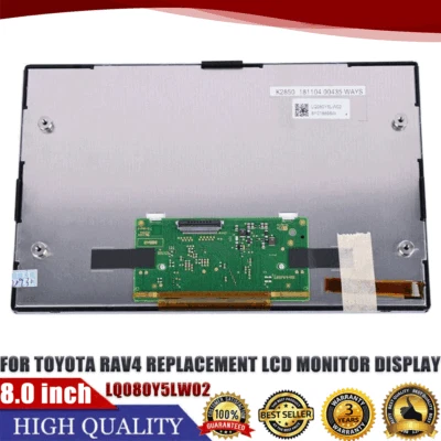 8" LCD Display for Toyota Corolla 2019 86140-12210 CH-R 8614-10010 Car Navi Part - Image 1 of 4