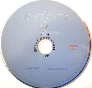 THE LOST CITY OF  Z (DVD, 2016) Charlie Hunnam, NO CASE, Read Descript Sect - Imagen 1 de 1