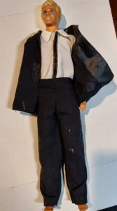 vintage Hawaiian Fun Ken doll 1990 in black suit C94 - Picture 1 of 10