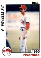 1990 Riverside Red Wave Best #7 Jay Estrada Lakewood Colorado CO Baseball Card