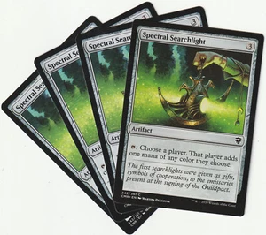 ✪ 4 MAGIC The Gathering SPECTRAL SEARCHLIGHT Artifact PLAYSET CMR/EN NM/EX - Bild 1 von 2