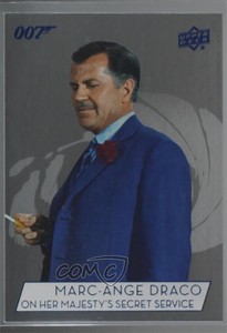 2019 James Bond Collection Silver Foil Gabriele Ferzetti Marc Ange Draco #44 0o5