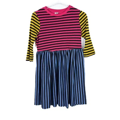 NUEVO CON ETIQUETAS ASOS Petites Corte Sobre Rayas Mini Vestido Calzoncillo Mangas 3/4 Talla 0P NUEVO Foto 1 de 4