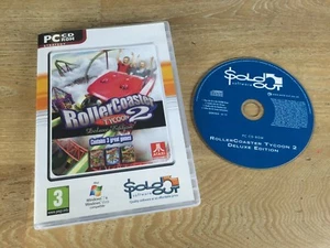 ROLLERCOASTER TYCOON 2 DELUXE EDITION - GIOCO PC RT2 E 2 ESPANSIONI - COMPLETO - Foto 1 di 1