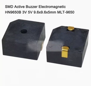SMD Aktiv Summer Elektromagnetisch HN9650B 3V 5V 9,6x9,6x5mm MLT-9650 - Bild 1 von 3