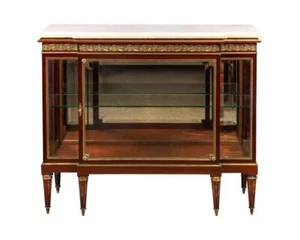 Exquisite Quality French Ormolu-Mounted Vitrine Commode Cabinet, C. 1880 - Picture 1 of 16