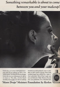 1965 Revlon Moon Drops: Between You and Your Makeup Vintage Print Ad - Picture 1 of 1