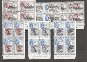 SIERRA LEONE 1963 SG 257/262 MNH - Picture 1 of 2