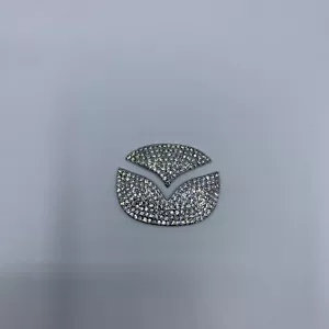 Car Steering Wheel Center Emblem Trim Diamond Studded Sticker Decals - Bild 1 von 8