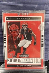 Contenders Panini 2021 - Esordiente dell'anno - Jamarr Chase - #ROY-JCH Bengals - Foto 1 di 2