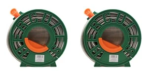 Taschenschlauch 25 Fuß Hercules Gartenschlauch - Aufziehrolle inklusive - Edelstahl 2 - Bild 1 von 4