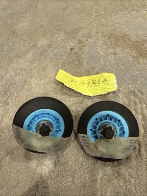 2 Oem Samsung Dryer Drum Roller And Axle Original Part# DC9716782A #h.10 - Image 1 of 4