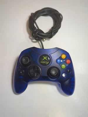 XBox - Original OEM Blue Controller - S Type - No Dongle - Image 1 of 3