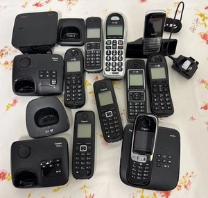 Telefon Bezprzewodowe słuchawki NIEPRZETESTOWANE Sprzedawane jako CZĘŚCI ZAMIENNE/CZĘŚCI Partie mieszane  - Zdjęcie 1 z 6