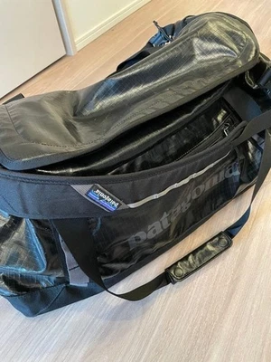 Patagonia Black Hole Duffle Bag Black Large Waterproof 2-Way Used - Image 1 of 4