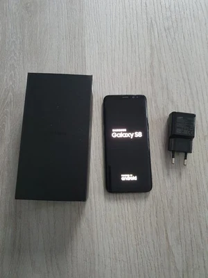 Samsung Galaxy S8 64 GB Midnight Black SM-G950F mit Netzteil und OVP TOP Zustand - Bild 1 von 4