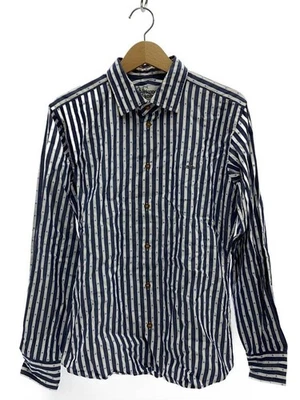 Camisa masculina Vivienne Westwood Vivienne Westwood manga longa 46 listras de algodão - Imagem 1 de 4