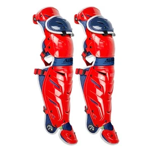 All-Star System 7 Axis 16.5 Inch Adult Baseball Catcher's Leg Guards - USA - Imagen 1 de 1