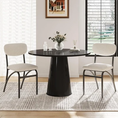 5-Piece Dining Table for 4 Modern Comedor Table 2/4 Chairs 4ft Dining Table Set - Image 1 of 4