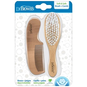 Dr. Brown'S Soft and Safe Baby Brush + Comb - Picture 1 of 12