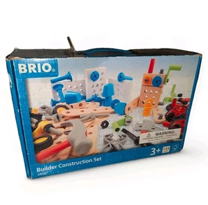 Juego de construcción Brio Builder número 34587 destornillador ruedas tornillos juguete sueco - Imagen 1 de 4