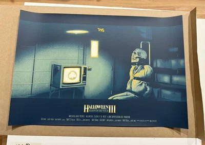 HALLOWEEN 3 Temporada da Bruxa James Neal Cartaz Impressão Versão C GARGALO BNG - Imagem 1 de 4