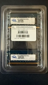 OWC 32GB (2x16GB) DDR4 2666MHz Memory Ram Upgrade for 2018 Mac mini, 2019 iMac - Picture 1 of 2