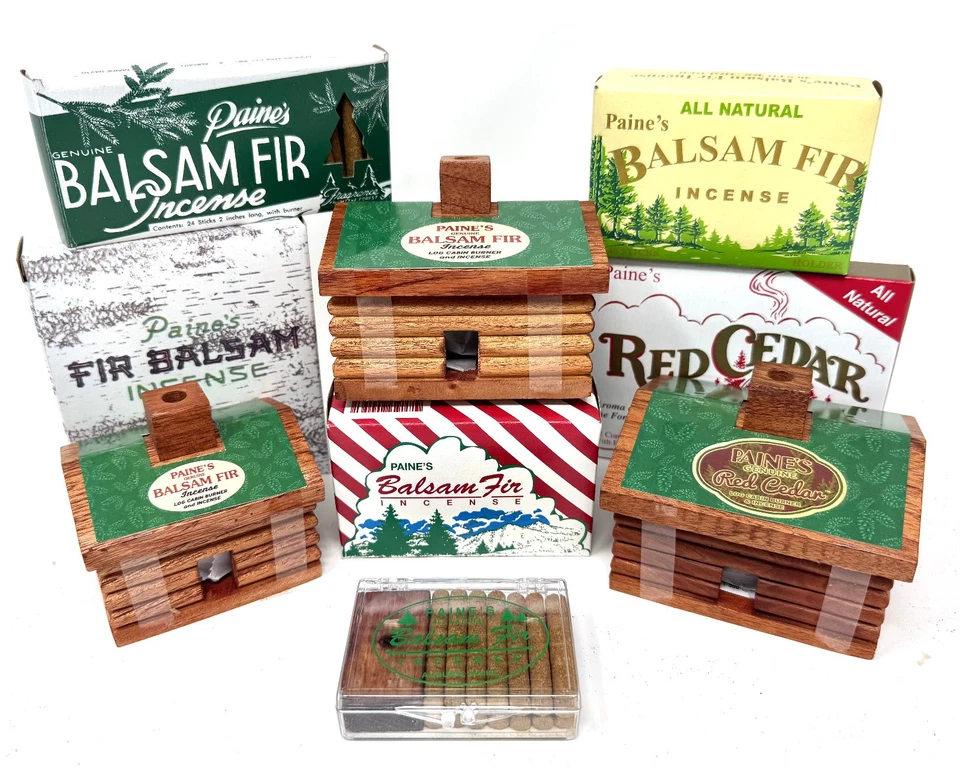 Incienso de Paine: ¡elige palos, troncos, conos o cabinas! (Bálsamo de abeto y cedro rojo) Foto 1 de 1