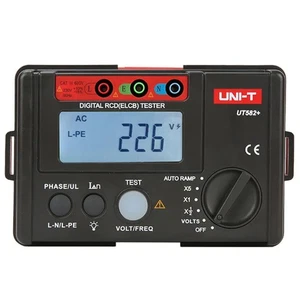 1PCS UNI-T UT582+ Tester Digitale RCD (ELCB); Tester Interruttore Perdite Nuovo - Foto 1 di 9