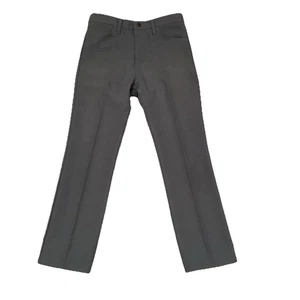 Vintage Wrangler Hose Herren 32x30 grau Plissee 70er Wrancher Bootcut Western Kleid - Bild 1 von 11