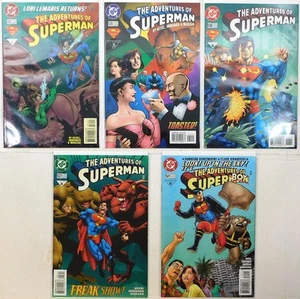 Adventures Superman Lot 5 #532, 535, 536, 537, 541 1996 DC 1st Print Comic Books - Picture 1 of 1