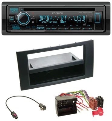 Kenwood MP3 Bluetooth DAB USB CD Autoradio für Ford Focus Fiesta 04-08 schwarz - Bild 1 von 4