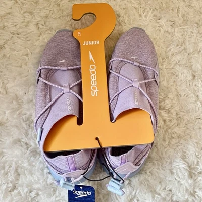 Zapatos acuáticos Speedo Junior WaterTrek - Lila: calzado de natación para niños talla M (2-3) Foto 1 de 4