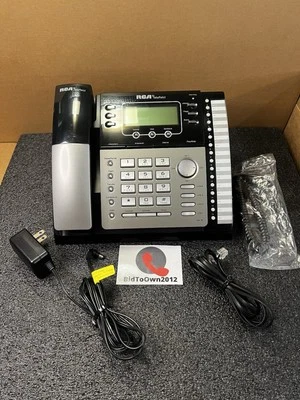 RCA 25425RE1 4-Line Corded Speakerphone w/ Digital Answering Machine *Refurb* - Image 1 of 4