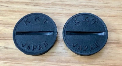 KKT - AMX Pedal Caps - Black - old school bmx - Image 1 of 2