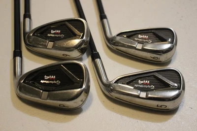 TaylorMade M4 Incomplete Irons 5, 6, 9, PW Fujikara Atmos 6 R Reg Graphite VGUC - Image 1 of 4