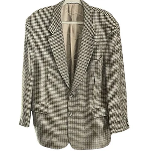 Vintage Hugo Boss Wool Cashmere Blazer Men’s 46R USA Made Sports Coat - Picture 1 of 12