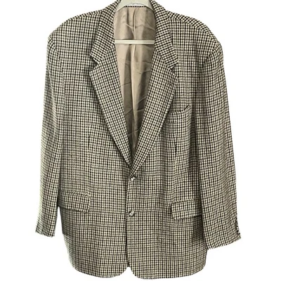 Vintage Hugo Boss Wool Cashmere Blazer Men’s 46R USA Made Sports Coat - Image 1 of 4