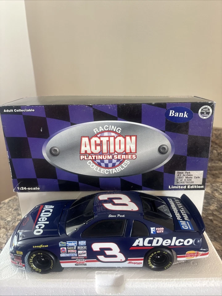 Steve Park 1/24 1997 #3 AC-Delco Bank - Imagem 1 de 1