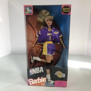 Vintage LA Lakers Barbie Doll Los Angeles Basketball Collectible 1998 NBA - Picture 1 of 2