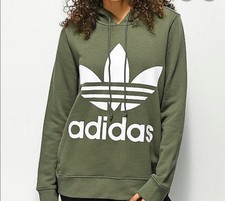 olive green adidas hoodie