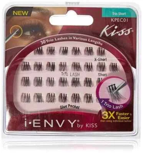 Kiss I Envy Trio Short 30 Trio Lashes KPEC01 - 1PIECE - Picture 1 of 1